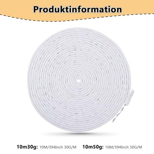 Kssvzz 10 Meter Curtain Heavy Lead Weight Tape, Curtain Lead Wire, Curtain Lead Tape - Image 2