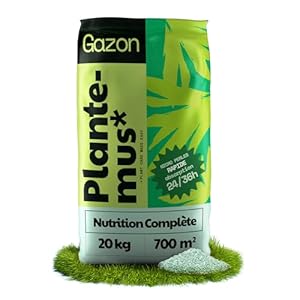 Engrais Gazon NPK (12-11-18) Automne/Hiver PLANTEMUS - Pelouse Verte, Dense et Durable