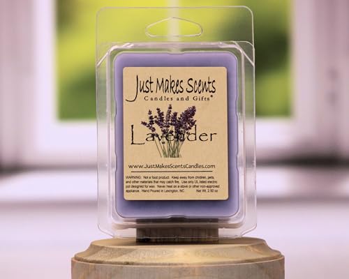 Cera perfumada de lavanda Just Makes Scents, 2 unidades de cubos de soja relajantes 5