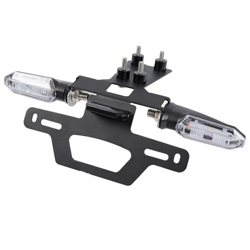 Image of Tail Tidy Kit for CBR500R CB500F CB500 Hornet 2016-2026 Fender Eliminator Kit Equipped License Plate Holder, License Plate Light, Turn Signal Lights With Plug & Play Quick-Connect Harness (Clear)