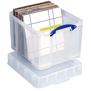 Really Useful Boîte de rangement transparente 35 litres - Les Beatles, Paul McCartney, John Lennon, RIngo Starr, George Harrison