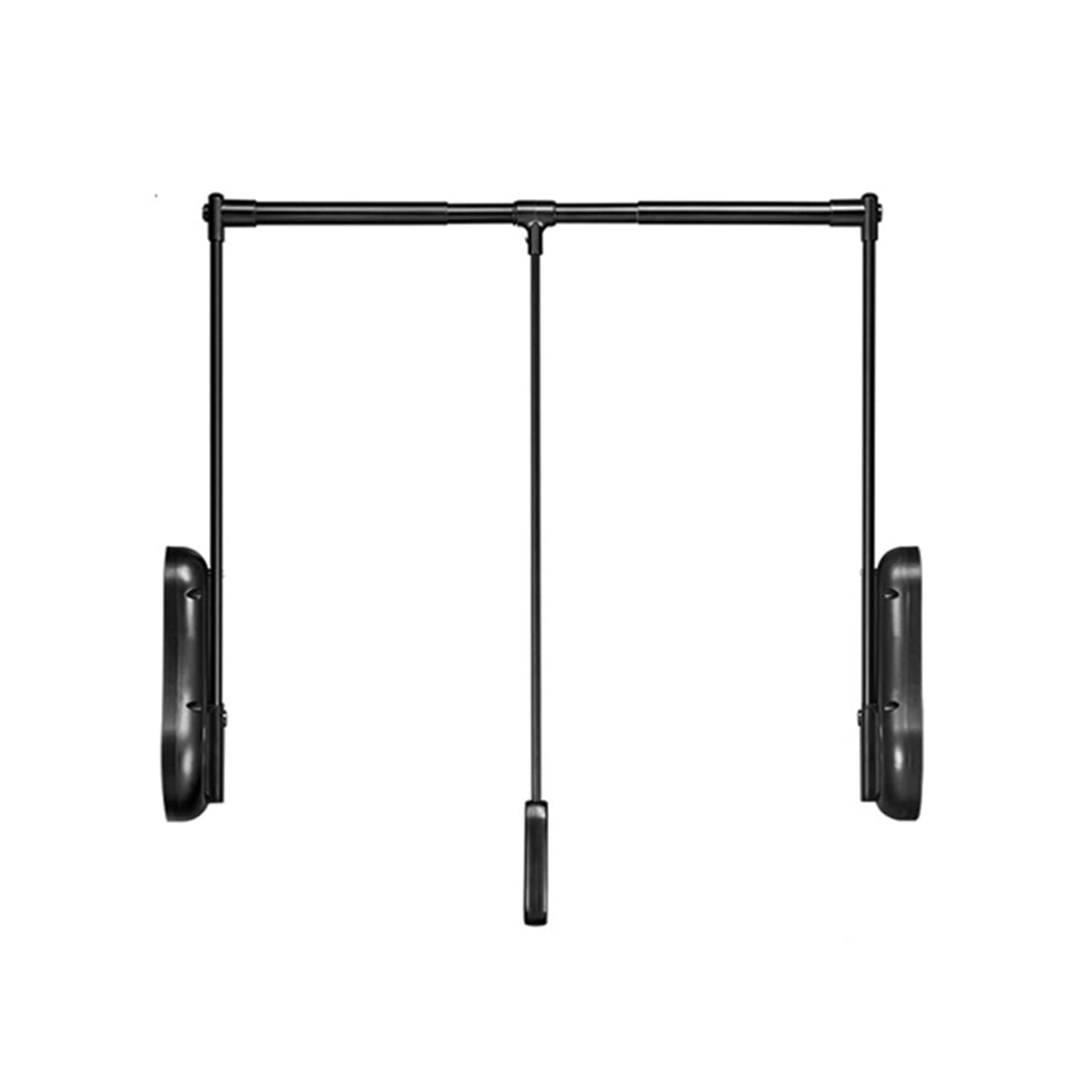 GTHTUHFD Adjustable Pull-Down Closet Rod With Buffer System - Space-Saving Clothes Storage Solution For Wardrobes 850x1150mm