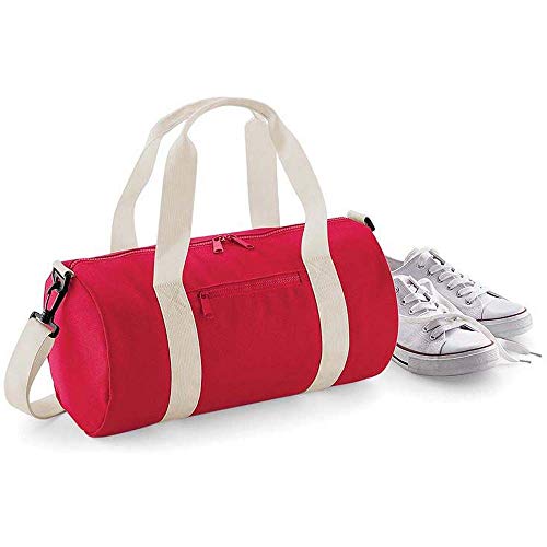 Mini Barrel Bag (One Size) (Classic Pink/White)2