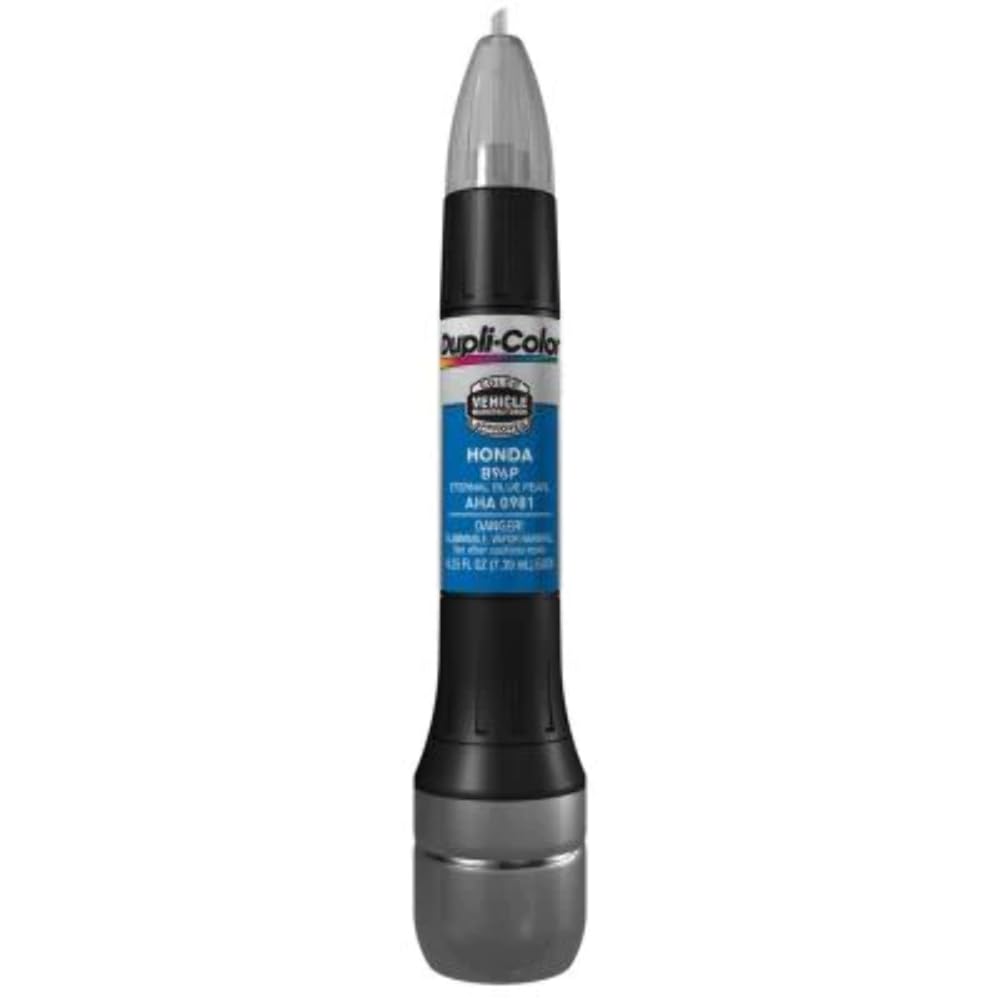 Dupli-Color AHA0981 Eternal Blue Pearl Honda Exact-Match Scratch Fix All-in-1 Touch-Up Paint - 0.5 oz.