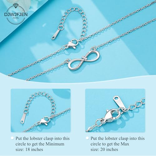Infinity Cross Necklace, First Communion Confirmation Baptism Graduation Gifts for Women Girls3