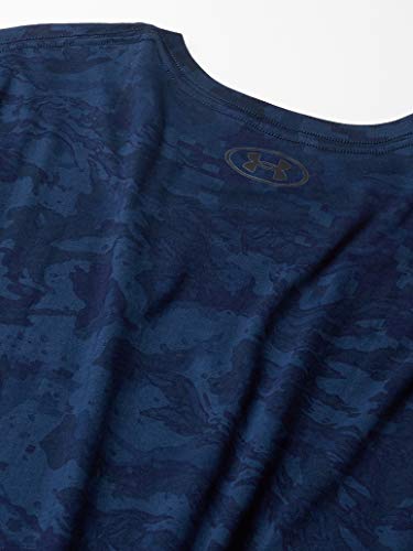 Image of Under Armour Men's ABC Camo Short-Sleeve T-Shirt | Super soft cotton /polyester mix. With camo pattern, crew neck and logo on the left chest.