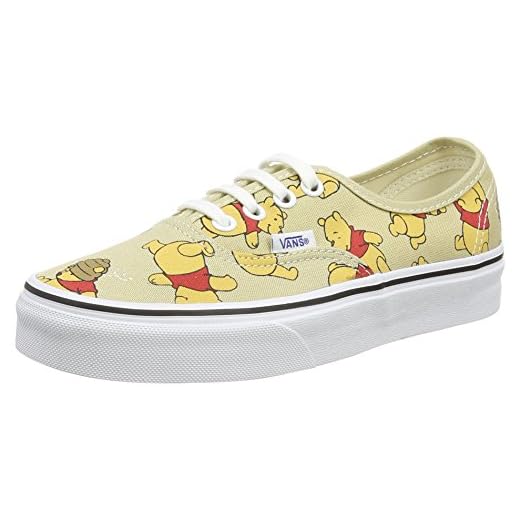 Vans Authentic, Zapatillas de skateboarding Unisex, Multicolor (Disney - Winnie The Pooh/Light Khaki), 47 EU (UK 12)
