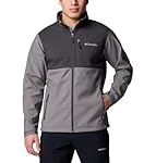 Columbia Chaqueta Softshell para Hombre, Ascender: Chaqueta cómoda para el día a día, Se puede llevar durante todo el año, ya sea sola o debajo de capas más gruesas Material resistente al agua y al viento, Práctica cremallera completa, 2 bolsillos con cremallera para tener las manos calientes y segur...