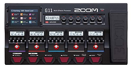 Zoom G11 pédalier multieffets élimine les configurations complexes par son écran tactile