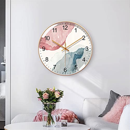 Horloge murale silencieuse ronde pour eliminer le tic-tac et decorer votre chambre - 7