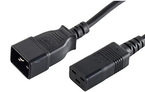 Manax® Power Cord IEC Extension Cable C20-C19, 16 A 1x 2,50 m