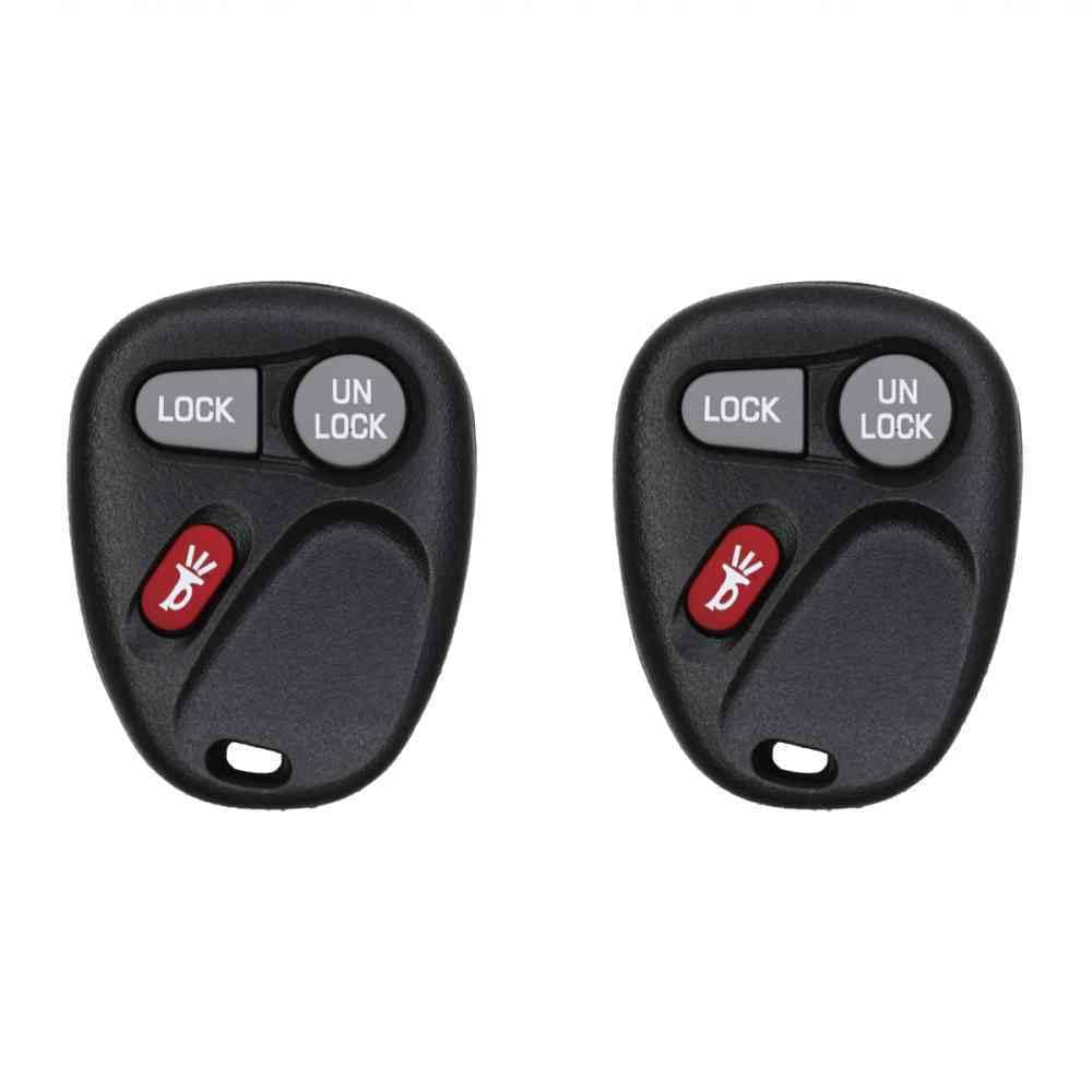 UrbanX Car Key Fob Keyless Entry Remote for 2001 GMC Sonoma FCC KOBUT1BT 2AOKM-GV3 Part Number 15732803 Pack of 2