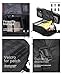 Miramrax Sporttasche, Rucksack – Reise-Wochenendtasche für Männer und Frauen, Workout-Tasche für Militär, Sport, Übernachtung, Basketball, taktisch, Fußball, wasserdicht und reißfest, Schwarz, 45l,