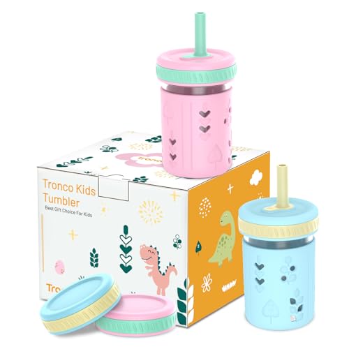 Tronco Glass Food Storage Jars with Lids (4 oz, 8-Pack) – Baby Food, Breast Milk, Snacks, Puree, Reusable Small Containers for Meal Prep & Spice Storage, Freezer, Microwave, Dishwasher Safe