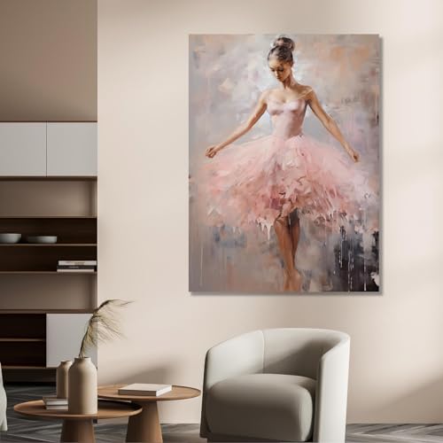 Tableau de danseuse classique avec cadre décoration salon haut de gamme - 5