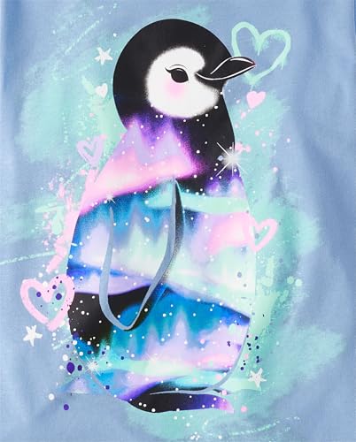 The Children's Place Girls' Unicorns,Sports,Butterflies Long Sleeve Graphic T-Shirts,5 Pack4