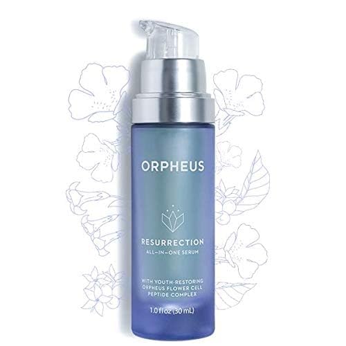 ORPHEUS Suero facial de células madre de plantas todo en uno, galardonado, con complejo de péptidos estimulantes de colágeno, ácido hialurónico,