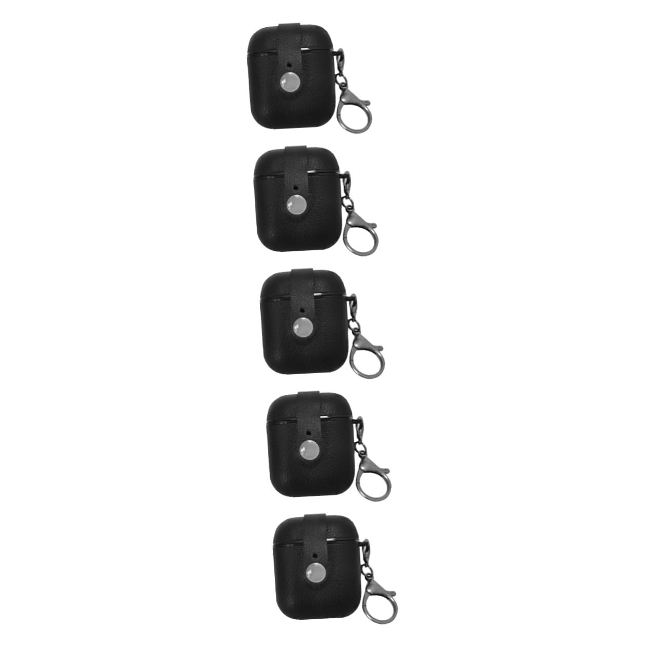 jojofuny 5piezas Estuche De PU para Auriculares Funda Protectora Ligera y Resistente Compatible Organizar y Auriculares Diseño y para