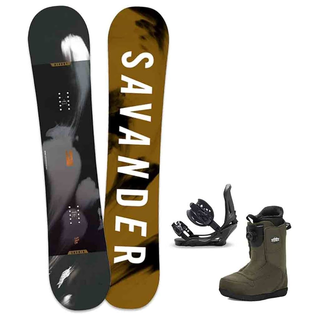 スノーボードセット savander Amazon | スノーボード 板 メンズ 3点 セット SAVANDER