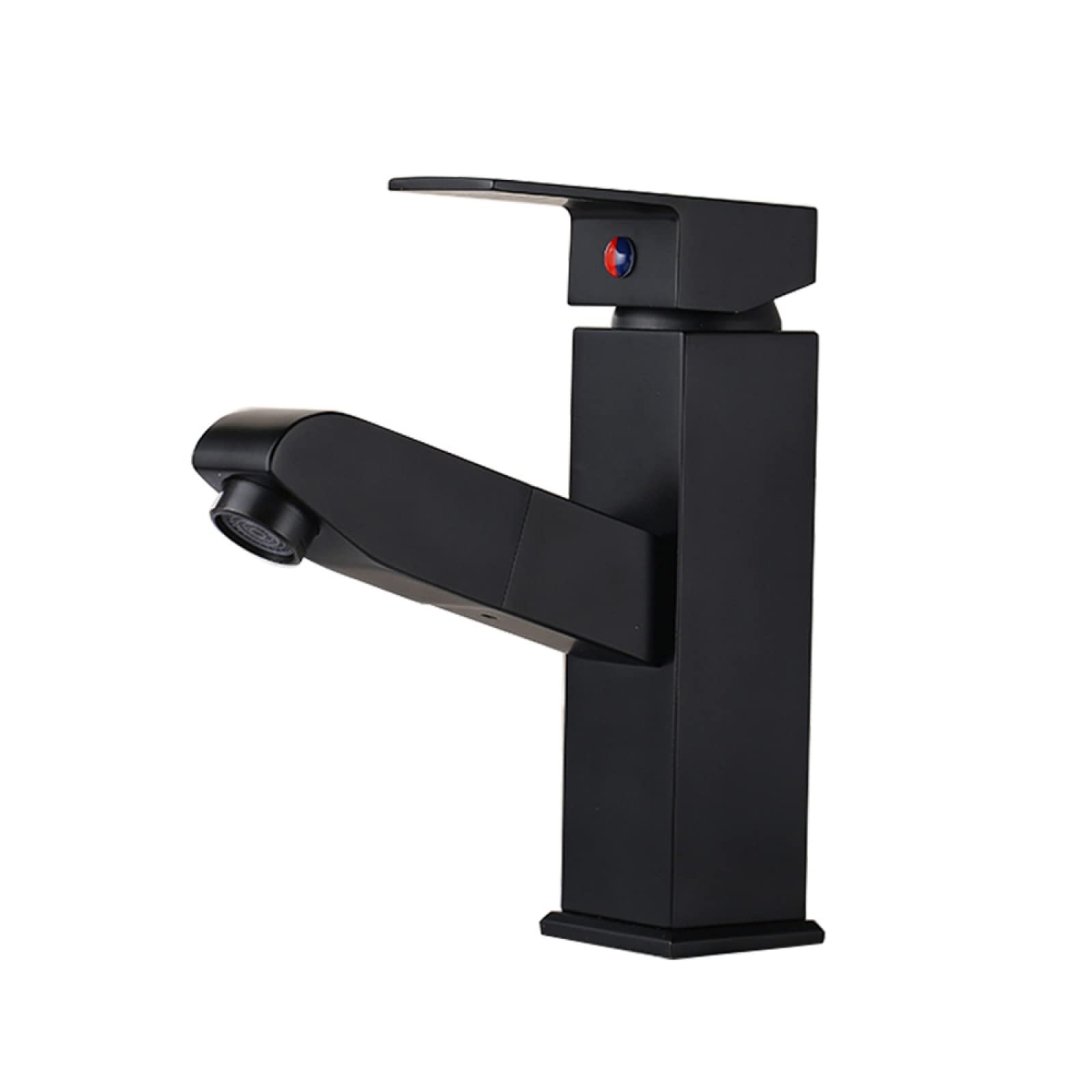 Robinet de lavabo monotrou en laiton mitigeur eau chaude et froide
