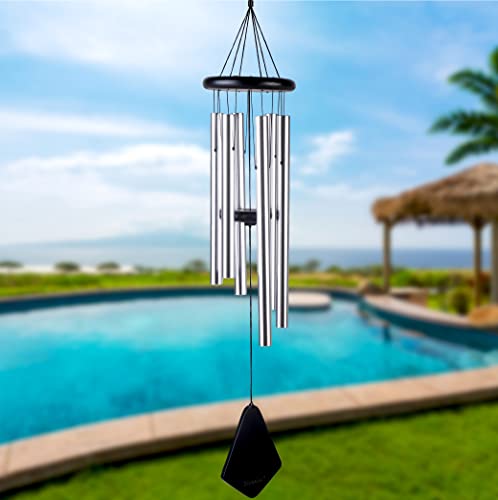Skybella Wind Chimes for Outside - Professionally Tuned Wind Chimes with Sound Options and Volume Control. 35â€ Wind Chime. Ready to Gift Wind Chimes for Outdoor