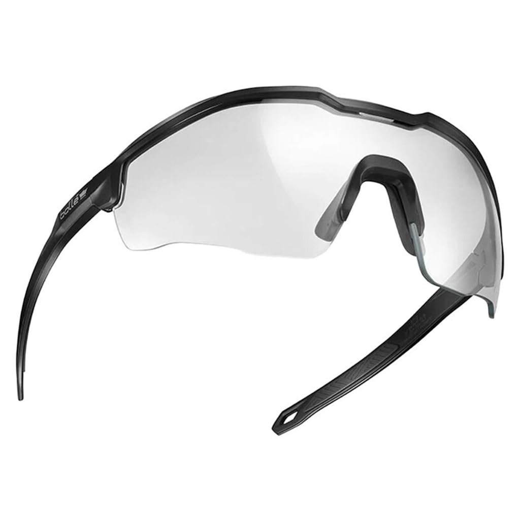 Genérico Bollé MY6 Gafas Balísticas, airsoft y paintball, Lente Transparente, Montura Negra, 37g, Diseño Envolvente