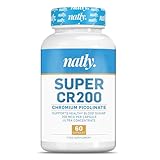 Cromo Picolinato 200 µg Alta Absorción 60 Cápsulas Veganas - Suplemento de Cromo para Metabolismo de Glucosa y Control del Azucar - Natly CR200