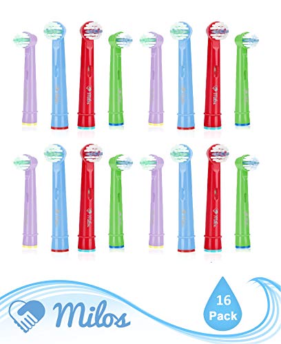 Milos Extra Soft Oral B Replacement Heads, Compatible with Braun Electric Brush Heads