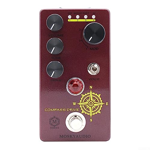 ARMYJY Pédale d’effets de Guitare, Booster de Distorsion Overdrive 4 Bouton de sélection de Mode Accessoires de Guitare - Les Beatles, Paul McCartney, John Lennon, RIngo Starr, George Harrison ARMYJY Pédale d'effets de Guitare, Booster de Distorsion Overdrive 4 Bouton de sélection de Mode Accessoires de Guitare – Image 3