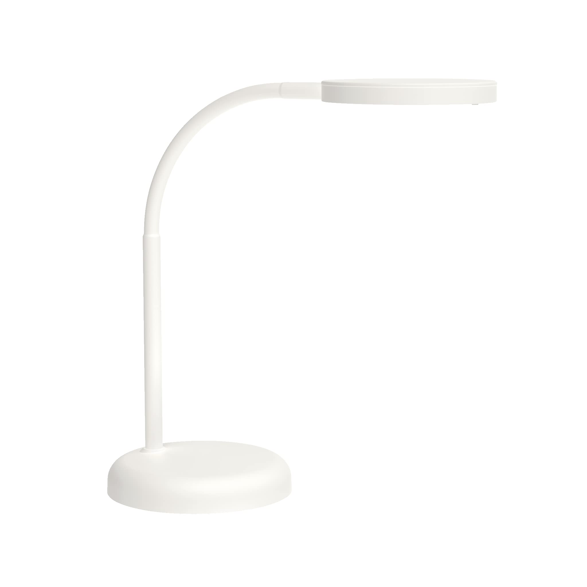 Maul MAULjoy LED Desk Lamp, Small Desk Lamp with Stand, Modern Table Lamp for Desk, Office, Flexible LED Lamp with 3000 K Warm White Light, White