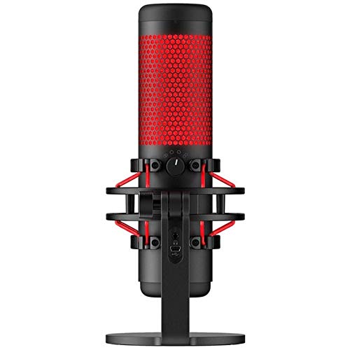 Microphones - Kingston HyperX QuadCast Gaming Microfone Professional Computer Microphone Live Migrofono Detachable for PC, PS4 and Mac (HX-MICQC-BK)