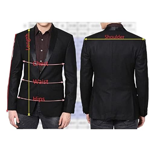 Men's Casual Sports Coats Dress Blazer Wool Blend Suit Jackets4