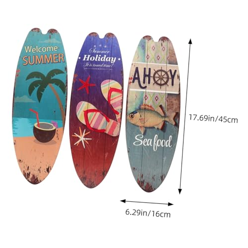 Panneau suspendu pour intérieur et extérieur Amosfun avec 3 designs surf uniques - 5