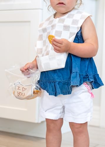 Disposable Baby Bibs for Baby & Toddlers, 25 Pack, Restaurant Baby Bib, Toddler Baby Bibs for Dining Table, Travel, and Restaurants3