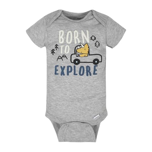 Image of Gerber unisex baby 8-pack Short Sleeve Onesies Bodysuits and Toddler T Shirt Set