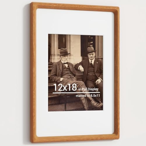Solid Wood Photo Frame with Tempered Glass