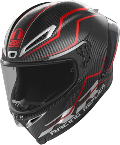 PISTA GP RR AGV E2206 DOT MPLK PERFORMANTE CARBON/RED M