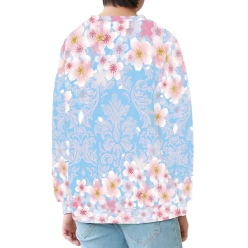 Boy Girl Graphic Sweater Fall Long Sleeve Crewneck Pullover Loose Soft Outfit Shirt for Teen Kid3