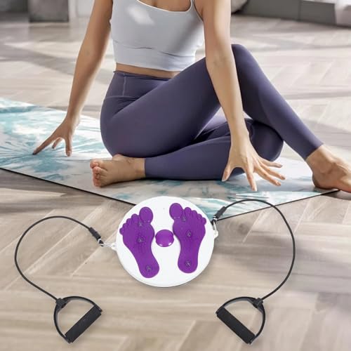 Mipcase 2Pcs Twisters De Disco Abdominal Placa De Exercício Corpo Planadores De Disco De Torção Para