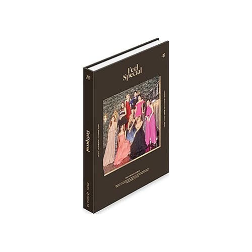 DREAMUS Twice - Feel Special 8th Mini Album C Version CD-R+Portada+Photobook+Letra Papel+Tarjetas Fotocarras+Tarjeta de Fotos Oro