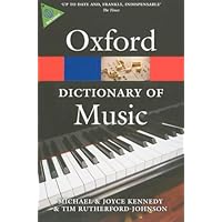 The Oxford Dictionary of Music 6/e