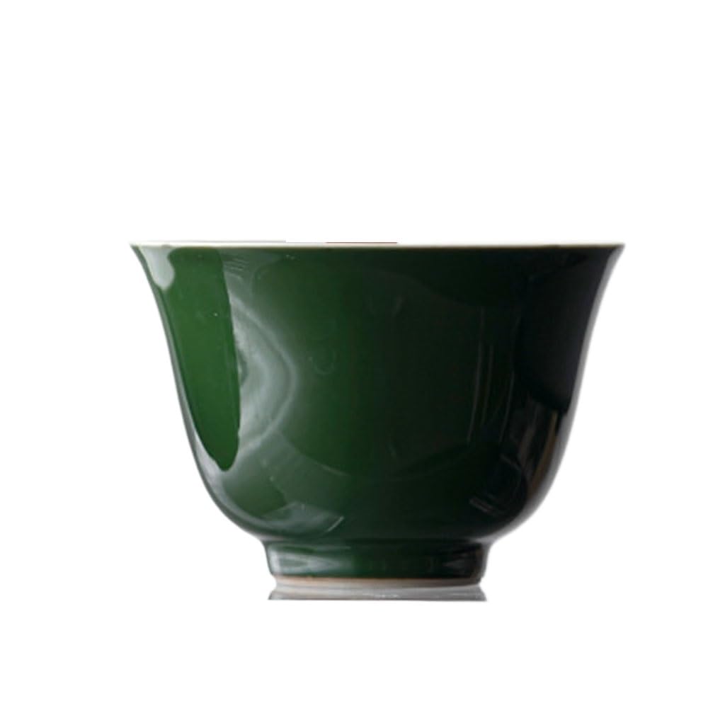 Candle Holder Chinese Style Ceramic Candle Cup Aromatherapy Scented Empty Creative Petal Holder Vessel Decorate Candlestick(A(Does not include candles))