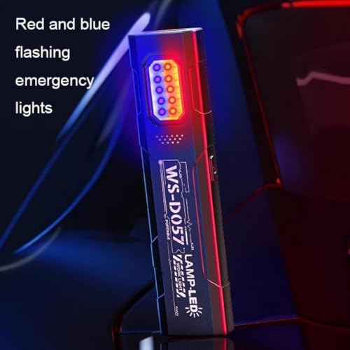 2-Pack USB Rechargeable Mini LED Flashlights with Magnetic Base - Image 3