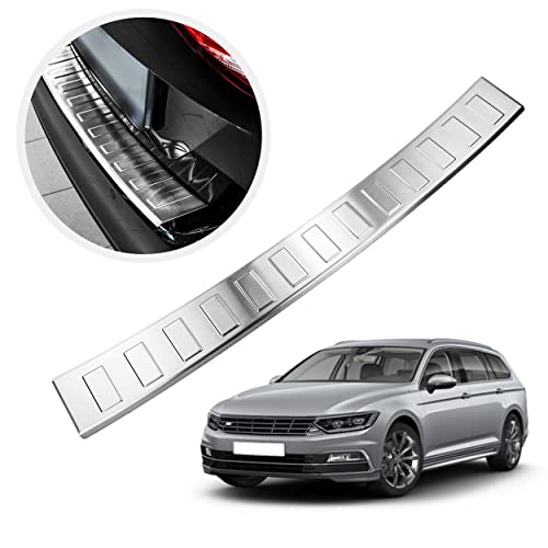 Paraurti Posteriore adatto per VW T-ROC | A11 | Dal 2017+ Acciaio Inox Cromato Protezione per Bordo Bagagliaio Carico