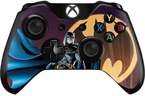 Skinit Decal Gaming Skin Compatible with Xbox One Controller - Officially Licensed Warner Bros Batman in The Sky Design