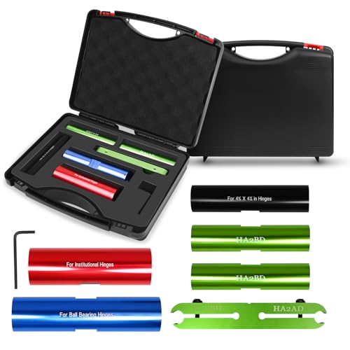 HA1234 (6-Piece Set) Fixed Hanging Door Adjustment Tool Set, HA1234 Door Hinge Adjustment Tool Set, Fixed Hanging Door Hinge Tool, Including HA1234 (6-Piece Set) and Instruction Manual