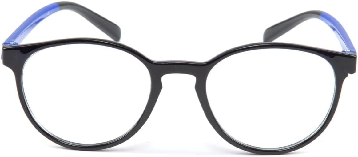 Eyewear Stylez™ Power Glasses For Men Women Prescription Glasses Any Power Just Order And Send Prescription Blue Cut, Anti Glare Customized 100% Accuracy Black Blue round 5