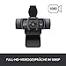 Logitech C920s HD PRO Webcam, Full-HD 1080p, 78° Blickfeld, Autofokus, Belichtungskorrektur, USB-Anschluss, Abdeckblende, Für Skype, FaceTime, Hangouts, etc.,PC/Mac/ChromeOS/Androi... One, Schwarz