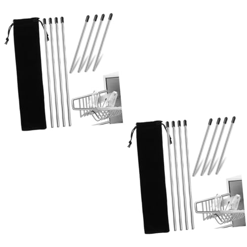 Cabilock 16 Pièces égouttoir draineur range verre range bouteille casier bouteille support de verre porte-sèche-biberons support d'évier porte-verre à vin...