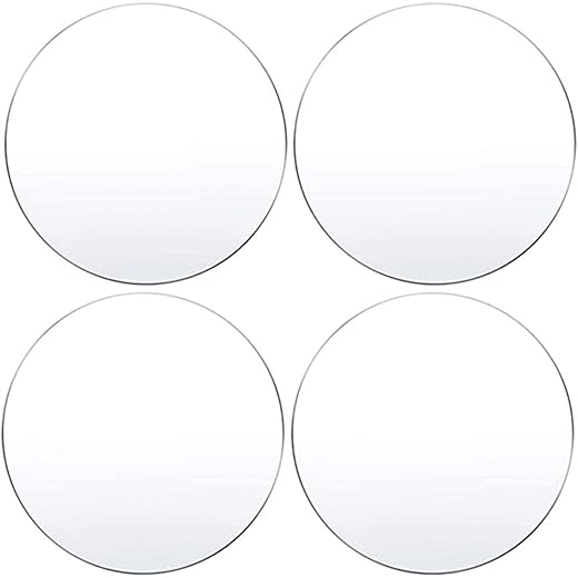 Acrylic Round Disk Sheet 3mm - 6 Inch Dia - 4 Pcs